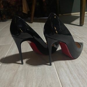 Christian Louboutin Black Kate Heels - Size 40.5  ***Only Worn Once!***